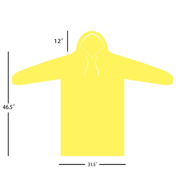 Rain Poncho for Adults - Rain Poncho for Adults - Image 1 of 4