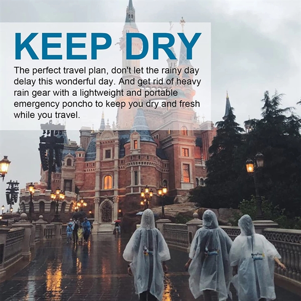 Rain Poncho for Adults - Rain Poncho for Adults - Image 2 of 4