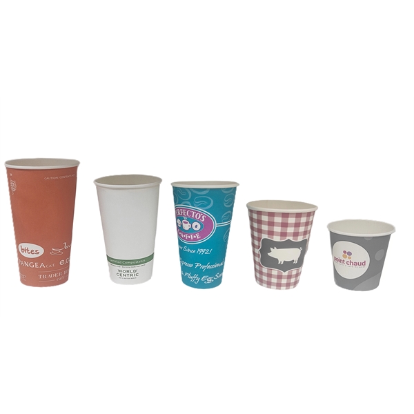 Compostable PLA Lining Single Wall Paper Cup - Compostable PLA Lining Single Wall Paper Cup - Image 0 of 7