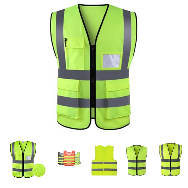 Reflective Multi-Pocket Vest - Reflective Multi-Pocket Vest - Image 0 of 7