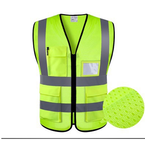 Reflective Multi-Pocket Vest - Reflective Multi-Pocket Vest - Image 1 of 7