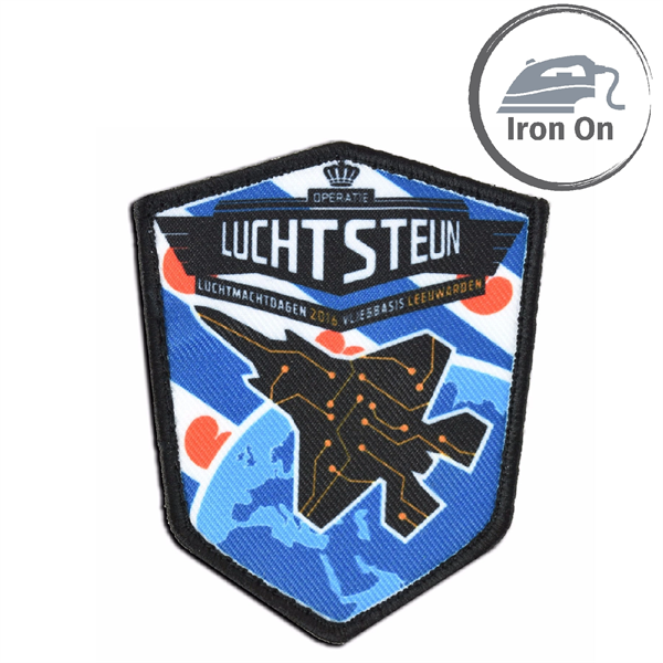 Dye-Sublimation Full Color Patches with Iron On Backing - Dye-Sublimation Full Color Patches with Iron On Backing - Image 0 of 8