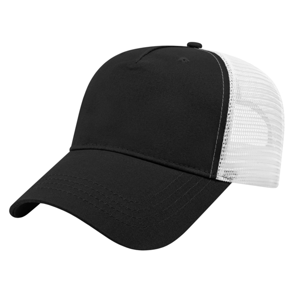 X-Tra Value Five Panel Mesh Back Cap - X-Tra Value Five Panel Mesh Back Cap - Image 2 of 9