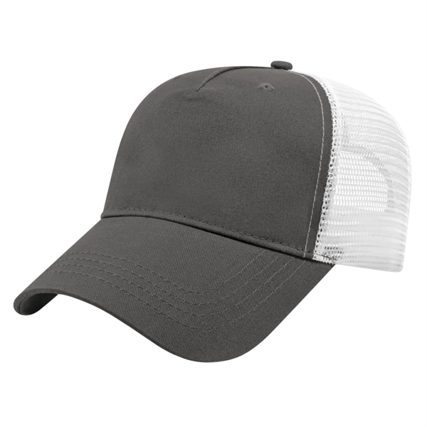 X-Tra Value Five Panel Mesh Back Cap - X-Tra Value Five Panel Mesh Back Cap - Image 3 of 9