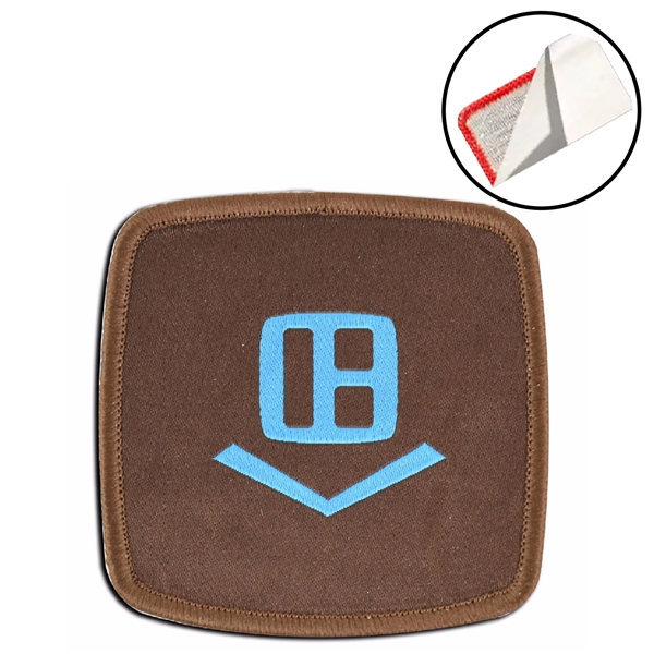 50% Custom Embroidered Patches - Peel & Stick Backing