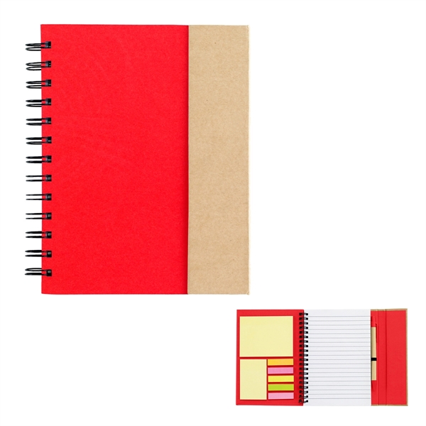 Spiral Notebook With Sticky Notes And Flags - Spiral Notebook With Sticky Notes And Flags - Image 18 of 19