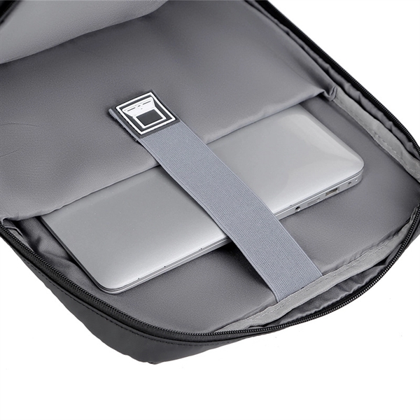Business Travel Waterproof Laptop Backpack - Business Travel Waterproof Laptop Backpack - Image 3 of 5