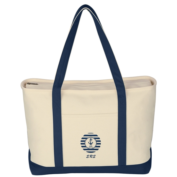 Large Starboard Cotton Canvas Tote Bag - Large Starboard Cotton Canvas Tote Bag - Image 35 of 48