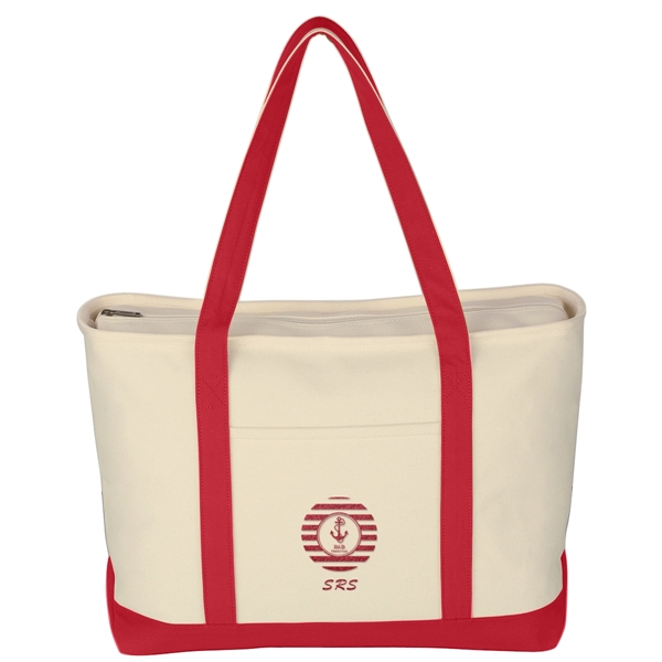 Large Starboard Cotton Canvas Tote Bag - Large Starboard Cotton Canvas Tote Bag - Image 37 of 48