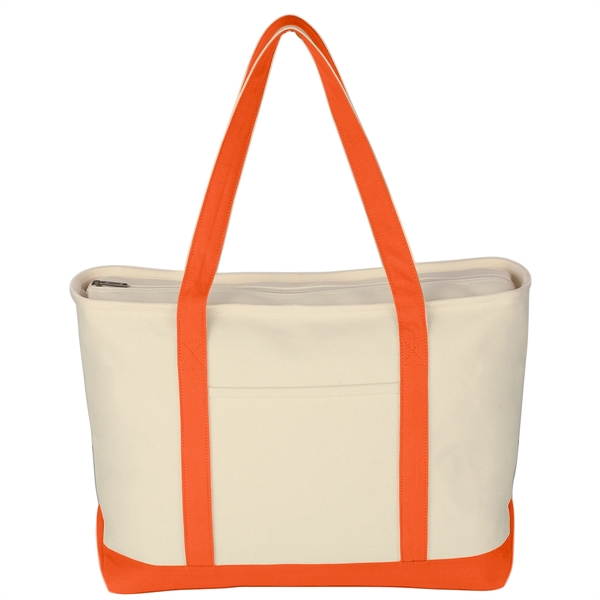 Large Starboard Cotton Canvas Tote Bag - Large Starboard Cotton Canvas Tote Bag - Image 40 of 48