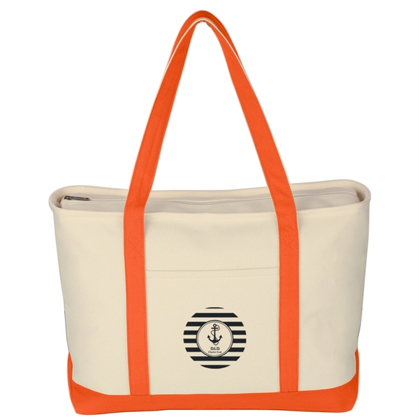 Large Starboard Cotton Canvas Tote Bag - Large Starboard Cotton Canvas Tote Bag - Image 41 of 48