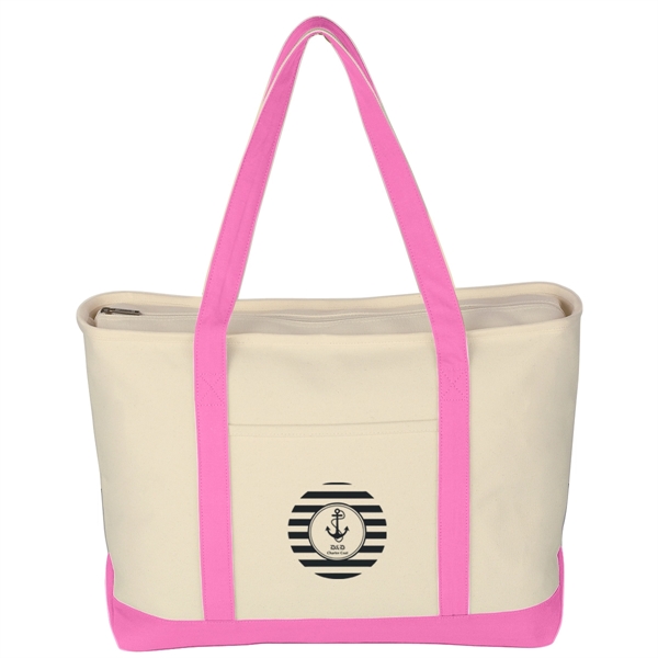 Large Starboard Cotton Canvas Tote Bag - Large Starboard Cotton Canvas Tote Bag - Image 43 of 48