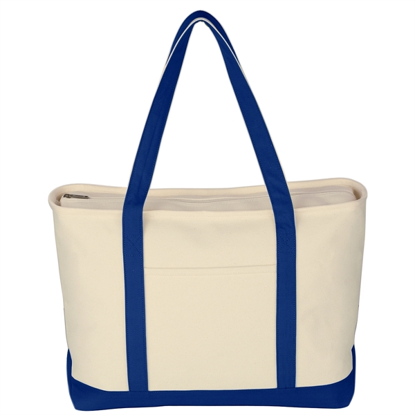 Large Starboard Cotton Canvas Tote Bag - Large Starboard Cotton Canvas Tote Bag - Image 44 of 48