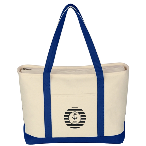 Large Starboard Cotton Canvas Tote Bag - Large Starboard Cotton Canvas Tote Bag - Image 45 of 48