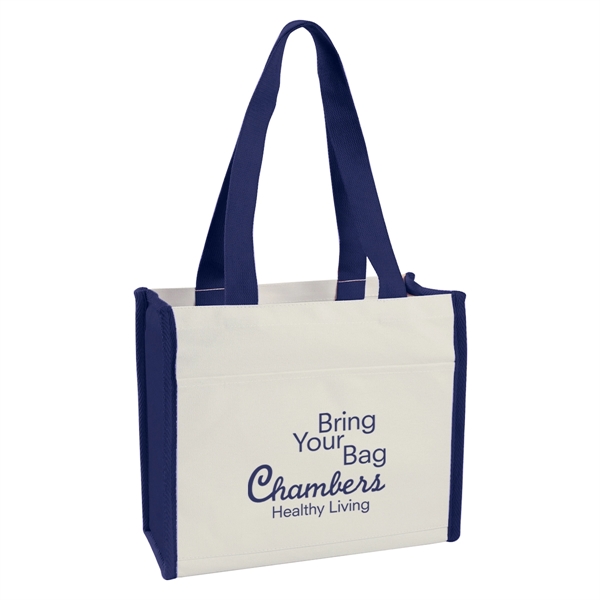 Heavy Cotton Canvas Tote Bag - Heavy Cotton Canvas Tote Bag - Image 8 of 9
