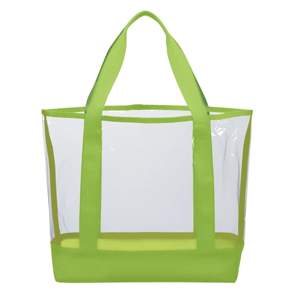 Clear Casual Tote Bag - Clear Casual Tote Bag - Image 3 of 9