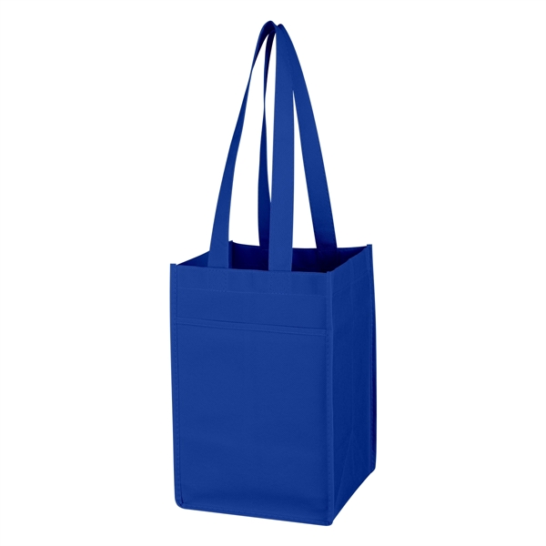 Non-Woven 4 Bottle Wine Tote Bag - Non-Woven 4 Bottle Wine Tote Bag - Image 12 of 13