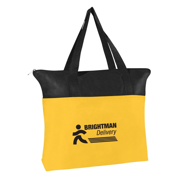 Non-Woven Zippered Tote Bag - Non-Woven Zippered Tote Bag - Image 15 of 15