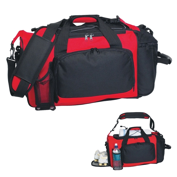 Deluxe Sports Duffel Bag - Deluxe Sports Duffel Bag - Image 9 of 13