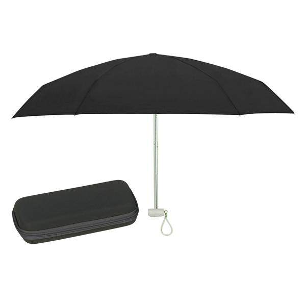 37" Arc Telescopic Folding Travel Umbrella With Eva Case - 37" Arc Telescopic Folding Travel Umbrella With Eva Case - Image 10 of 12