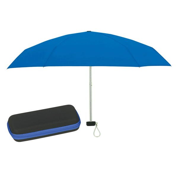37" Arc Telescopic Folding Travel Umbrella With Eva Case - 37" Arc Telescopic Folding Travel Umbrella With Eva Case - Image 11 of 12
