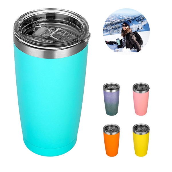 20 oz Stainless Steel Vacuum Insulated Tumbler - 20 oz Stainless Steel Vacuum Insulated Tumbler - Image 1 of 3