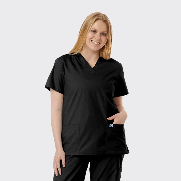 Spectrum's Unisex V-Neck Scrub  Tunic - Spectrum's Unisex V-Neck Scrub  Tunic - Image 0 of 11