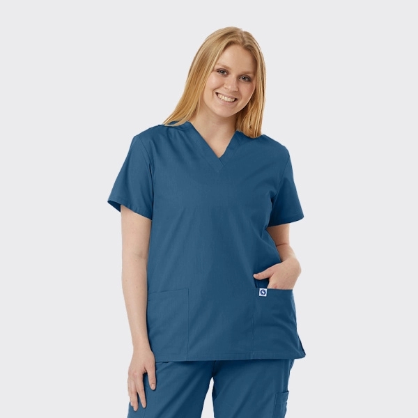 Spectrum's Unisex V-Neck Scrub  Tunic - Spectrum's Unisex V-Neck Scrub  Tunic - Image 1 of 11