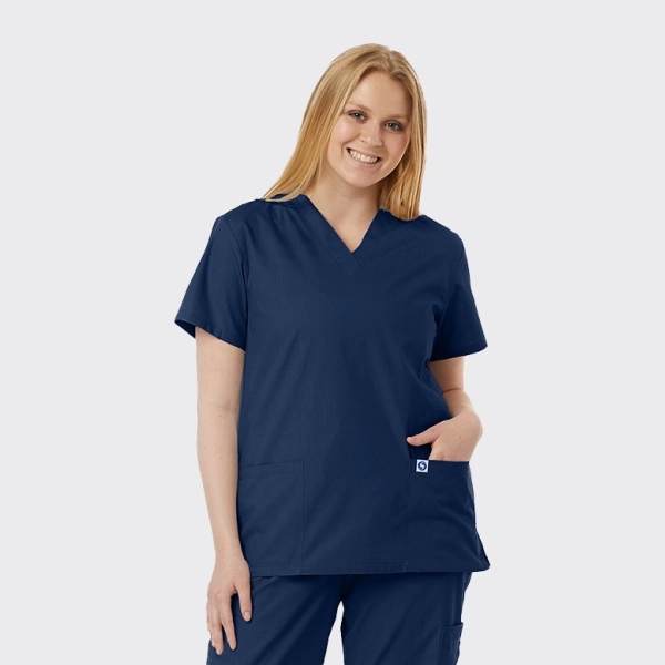 Spectrum's Unisex V-Neck Scrub  Tunic - Spectrum's Unisex V-Neck Scrub  Tunic - Image 5 of 11