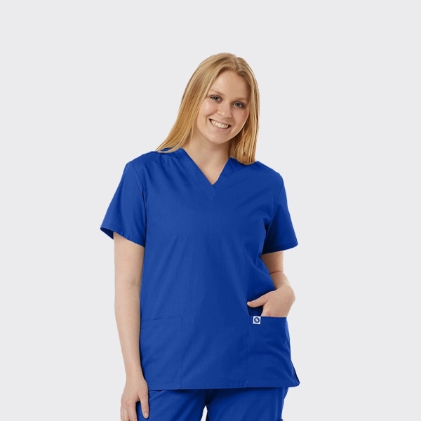 Spectrum's Unisex V-Neck Scrub  Tunic - Spectrum's Unisex V-Neck Scrub  Tunic - Image 8 of 11