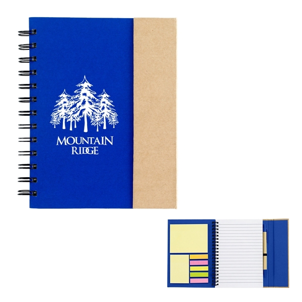 Custom Spiral Notebook With Sticky Notes And Flags