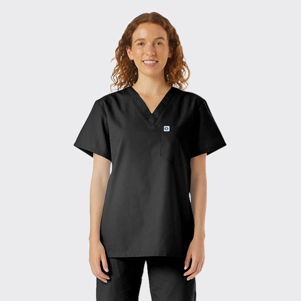 Spectrum's Unisex V-Neck Scrub Top - Spectrum's Unisex V-Neck Scrub Top - Image 8 of 11