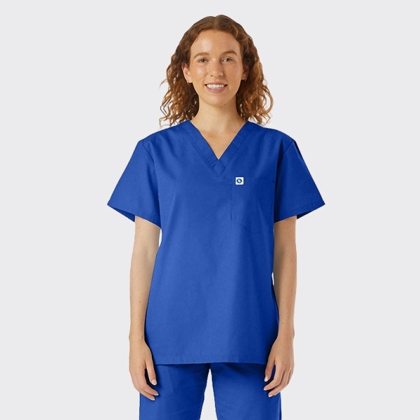 Spectrum's Unisex V-Neck Scrub Top - Spectrum's Unisex V-Neck Scrub Top - Image 0 of 11