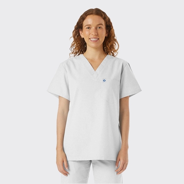 Spectrum's Unisex V-Neck Scrub Top - Spectrum's Unisex V-Neck Scrub Top - Image 10 of 11