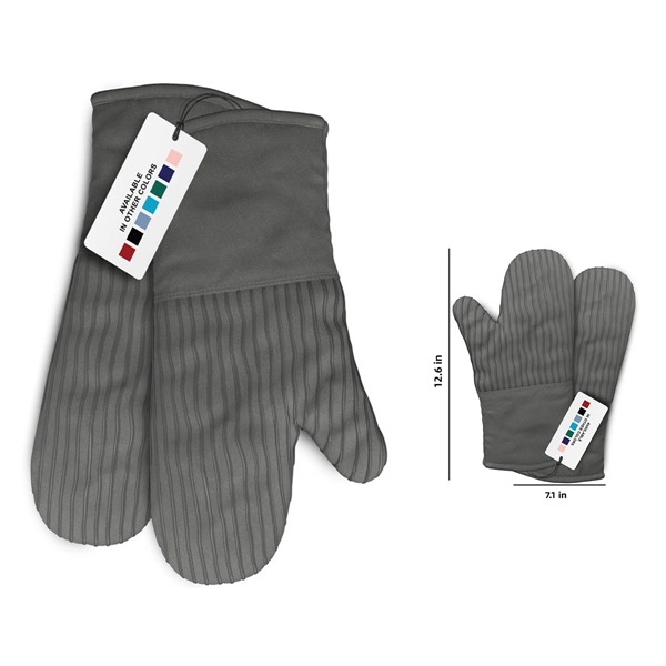 Heat Resistant Kitchen Oven Mitt Gloves - Heat Resistant Kitchen Oven Mitt Gloves - Image 0 of 2