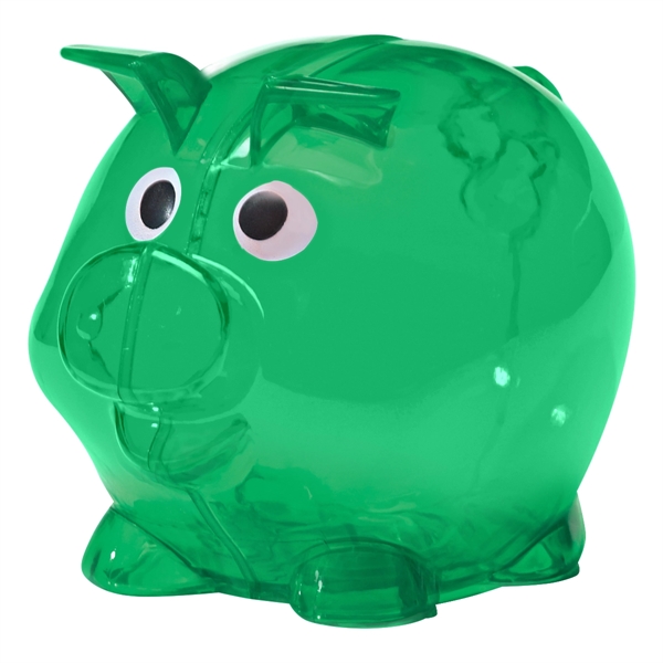 Mini Plastic Piggy Bank - Mini Plastic Piggy Bank - Image 9 of 12