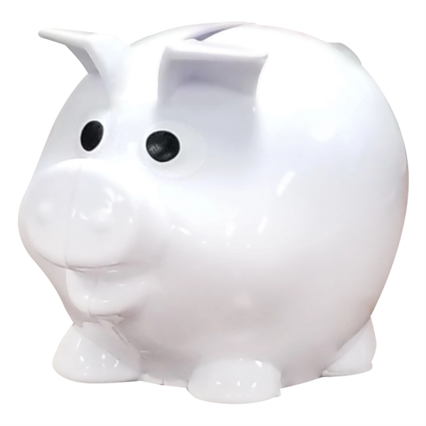 Mini Plastic Piggy Bank - Mini Plastic Piggy Bank - Image 12 of 12