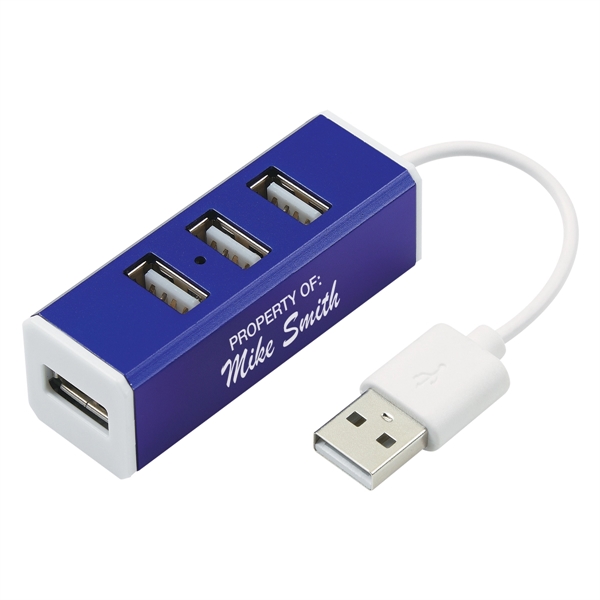 4-Port Aluminum USB Hub - 4-Port Aluminum USB Hub - Image 6 of 6