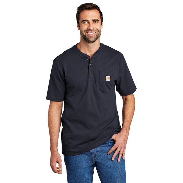 Carhartt® Short Sleeve Henley T-Shirt - Carhartt® Short Sleeve Henley T-Shirt - Image 4 of 4