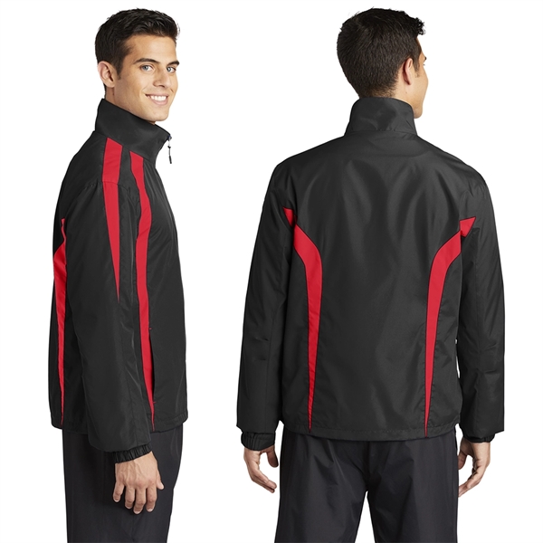 Sport-Tek® Colorblock Raglan Jacket - Sport-Tek® Colorblock Raglan Jacket - Image 1 of 7