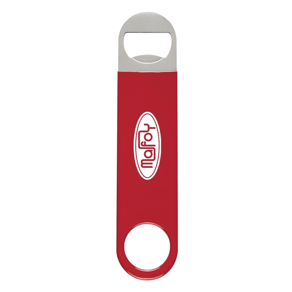 Large Vinyl Coated Stainless Steel Bottle Opener - Large Vinyl Coated Stainless Steel Bottle Opener - Image 8 of 12