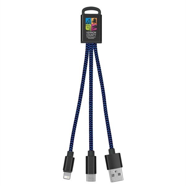 3-In-1 Braided Charging Buddy - 3-In-1 Braided Charging Buddy - Image 18 of 48