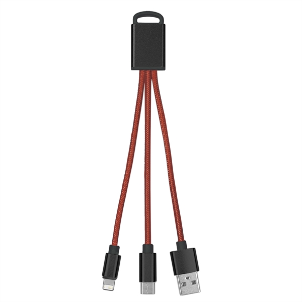 3-In-1 Braided Charging Buddy - 3-In-1 Braided Charging Buddy - Image 45 of 48