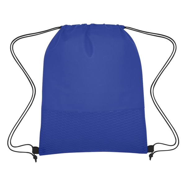 Wave Design Non-Woven Drawstring Bag - Wave Design Non-Woven Drawstring Bag - Image 17 of 24