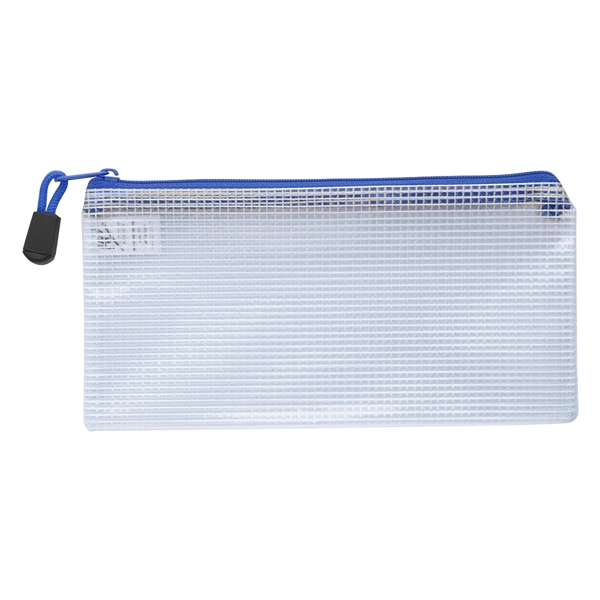 Clear Zippered Pencil Pouch - Clear Zippered Pencil Pouch - Image 8 of 8