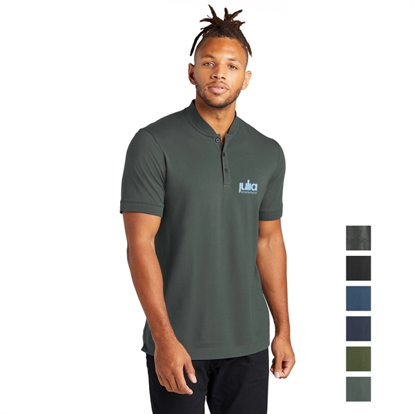 Mercer+Mettle™ Stretch Pique Henley - Mercer+Mettle™ Stretch Pique Henley - Image 0 of 6