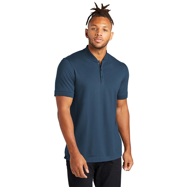 Mercer+Mettle™ Stretch Pique Henley - Mercer+Mettle™ Stretch Pique Henley - Image 4 of 6