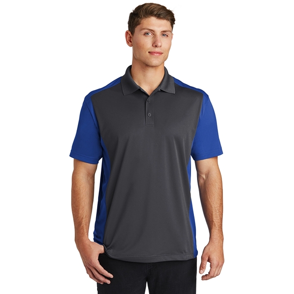 Sport-Tek® Colorblock Micropique Sport-Wick® Polo - Sport-Tek® Colorblock Micropique Sport-Wick® Polo - Image 2 of 7