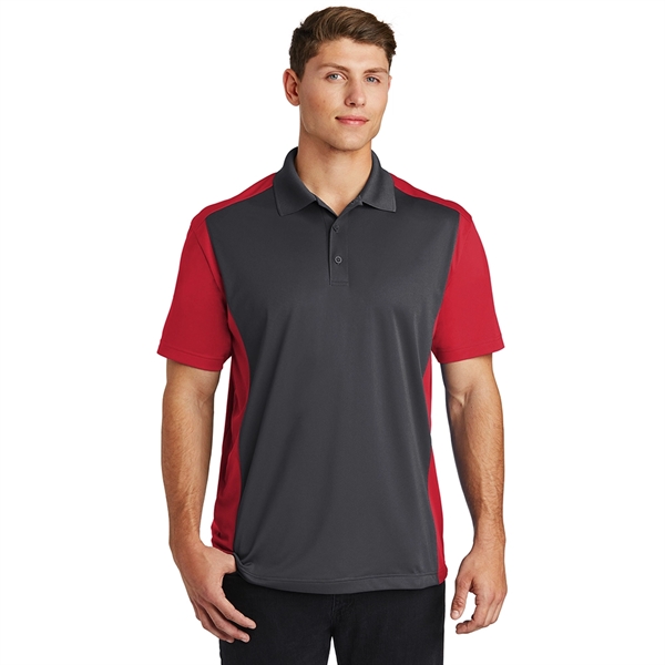 Sport-Tek® Colorblock Micropique Sport-Wick® Polo - Sport-Tek® Colorblock Micropique Sport-Wick® Polo - Image 3 of 7