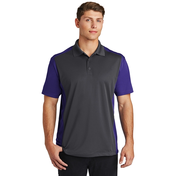 Sport-Tek® Colorblock Micropique Sport-Wick® Polo - Sport-Tek® Colorblock Micropique Sport-Wick® Polo - Image 5 of 7